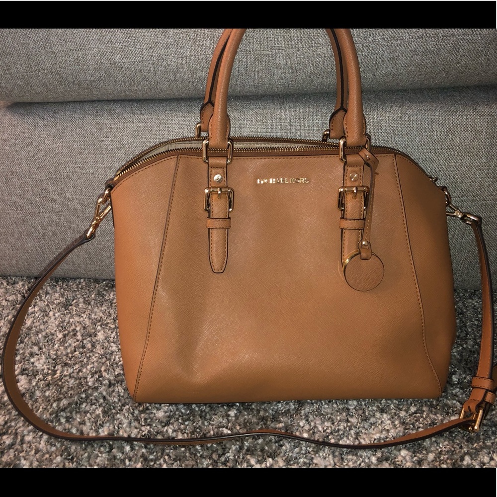 Michael kors Ciara large leather satchel